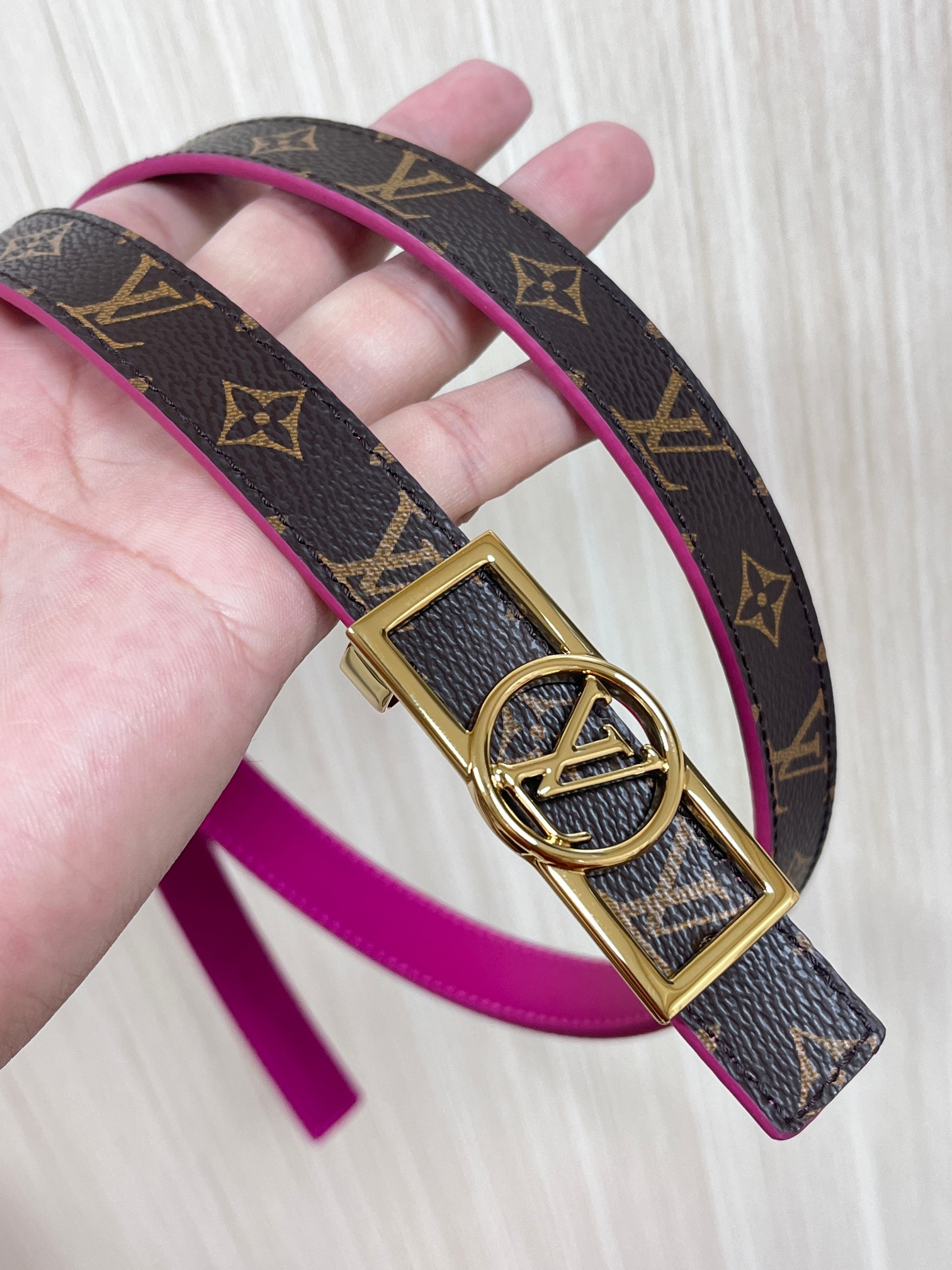 Louis Vuitton Female Basic Belt Cow Leather M