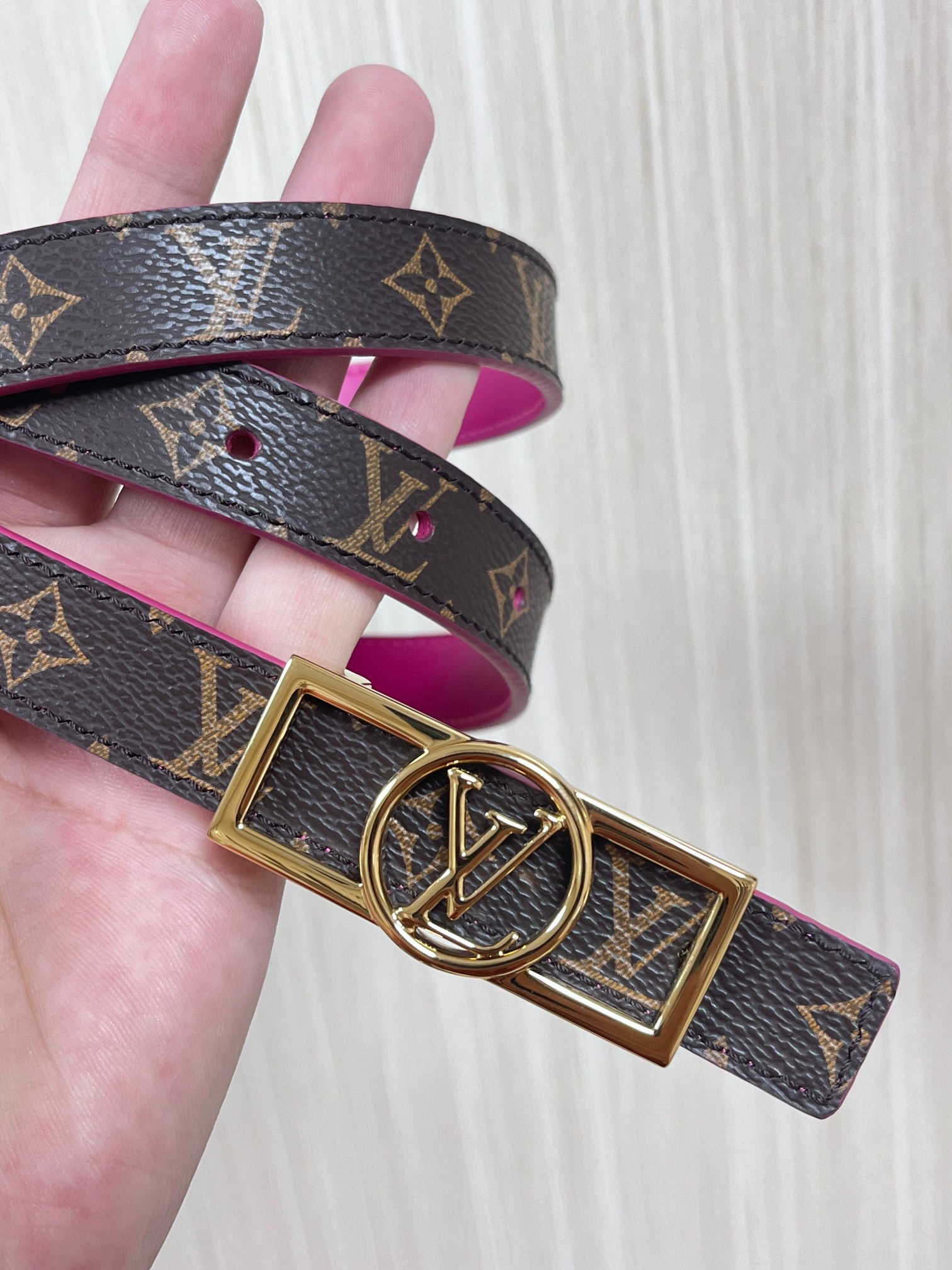 Louis Vuitton Female Basic Belt Cow Leather M