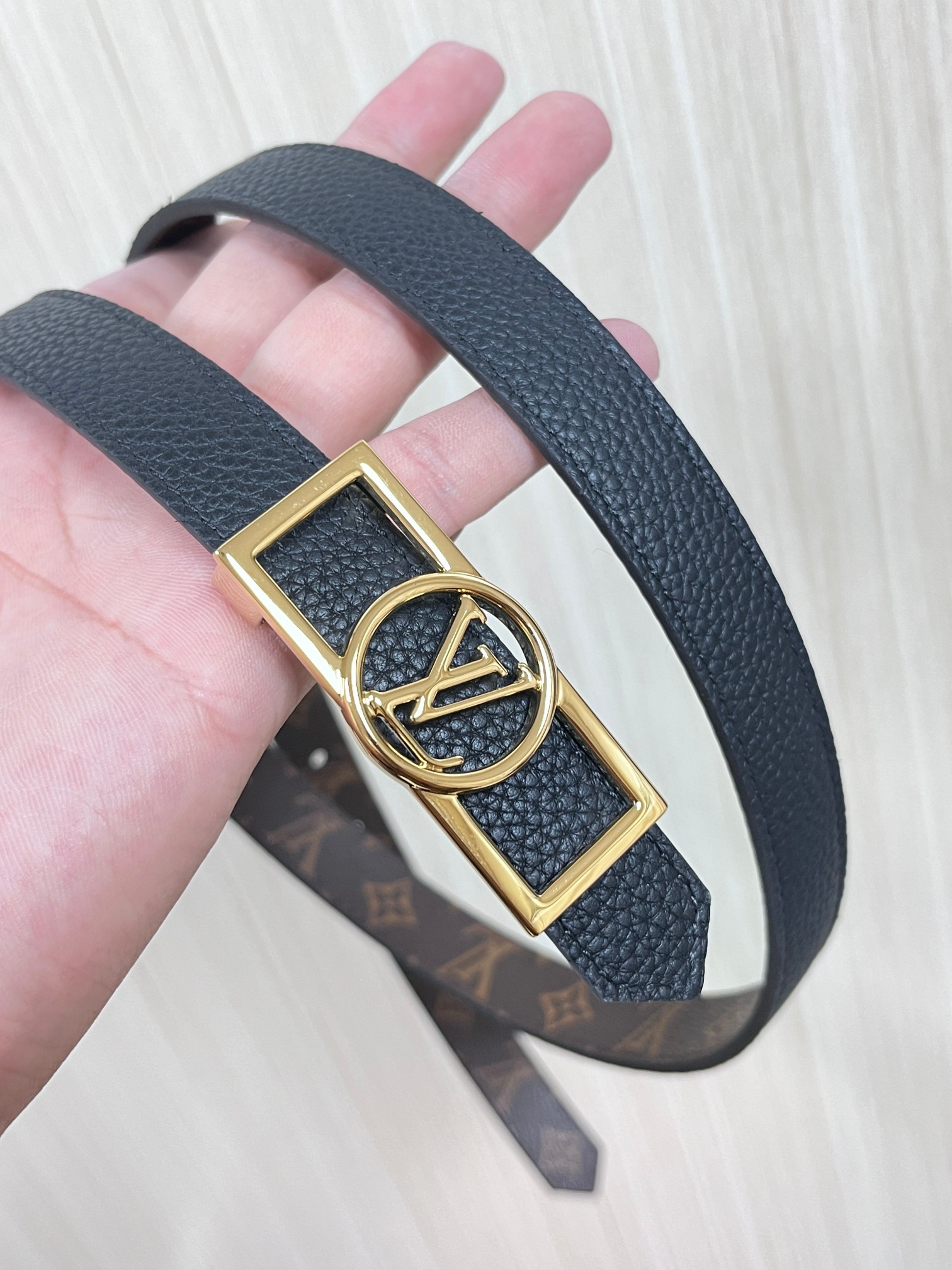 Louis Vuitton Female Basic Belt Cow Leather M