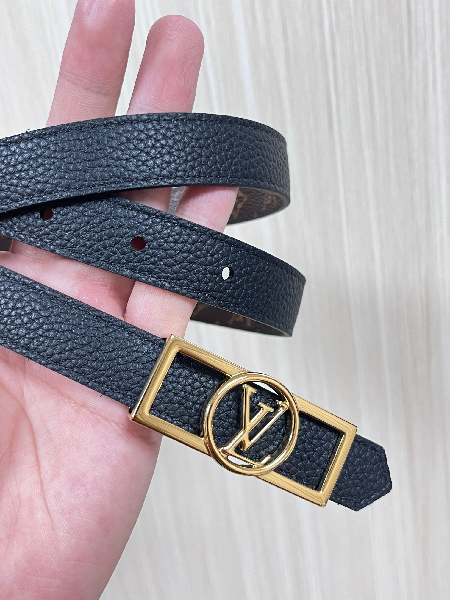 Louis Vuitton Female Basic Belt Cow Leather M