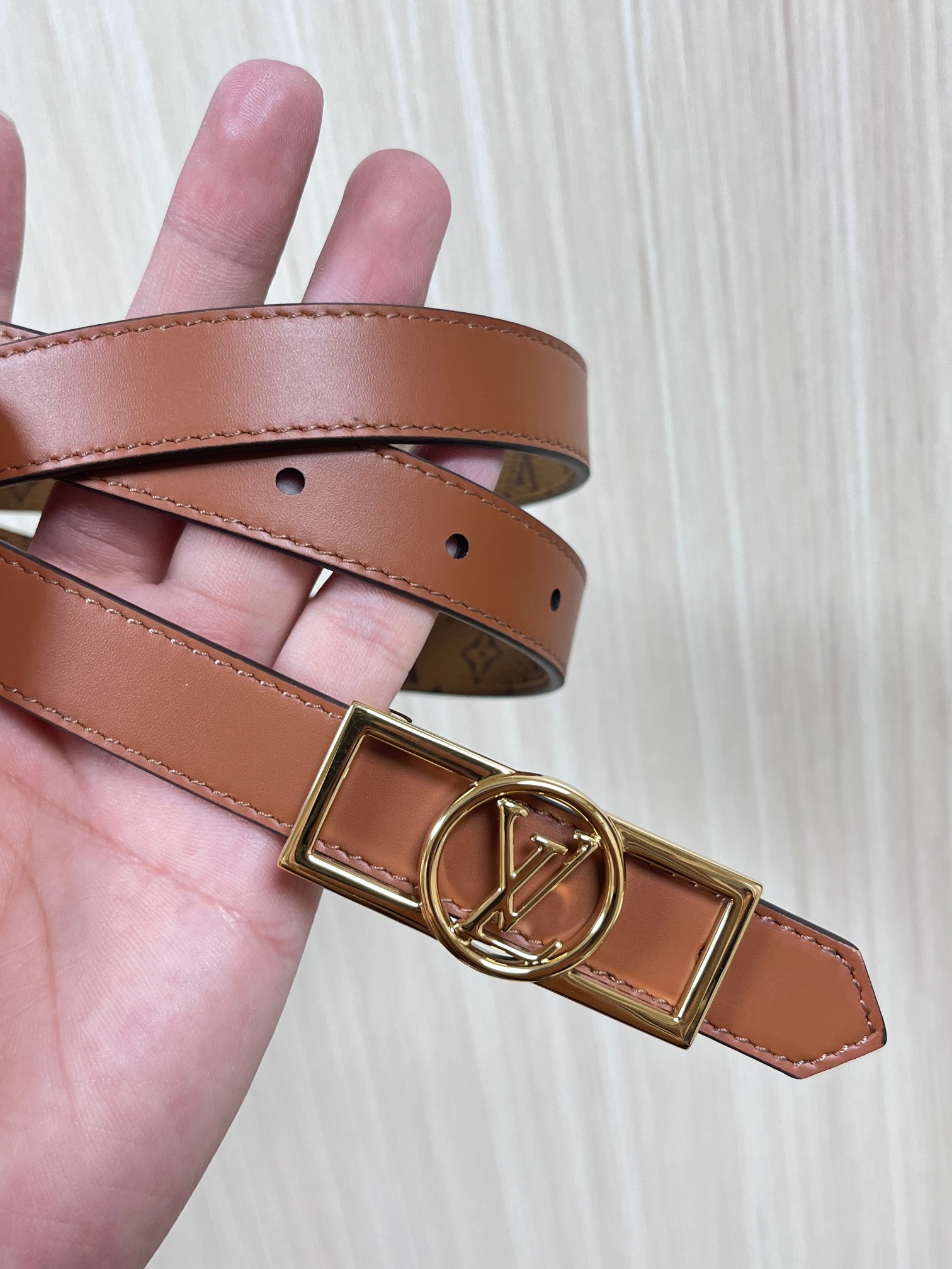 Louis Vuitton Female Basic Belt Cow Leather M