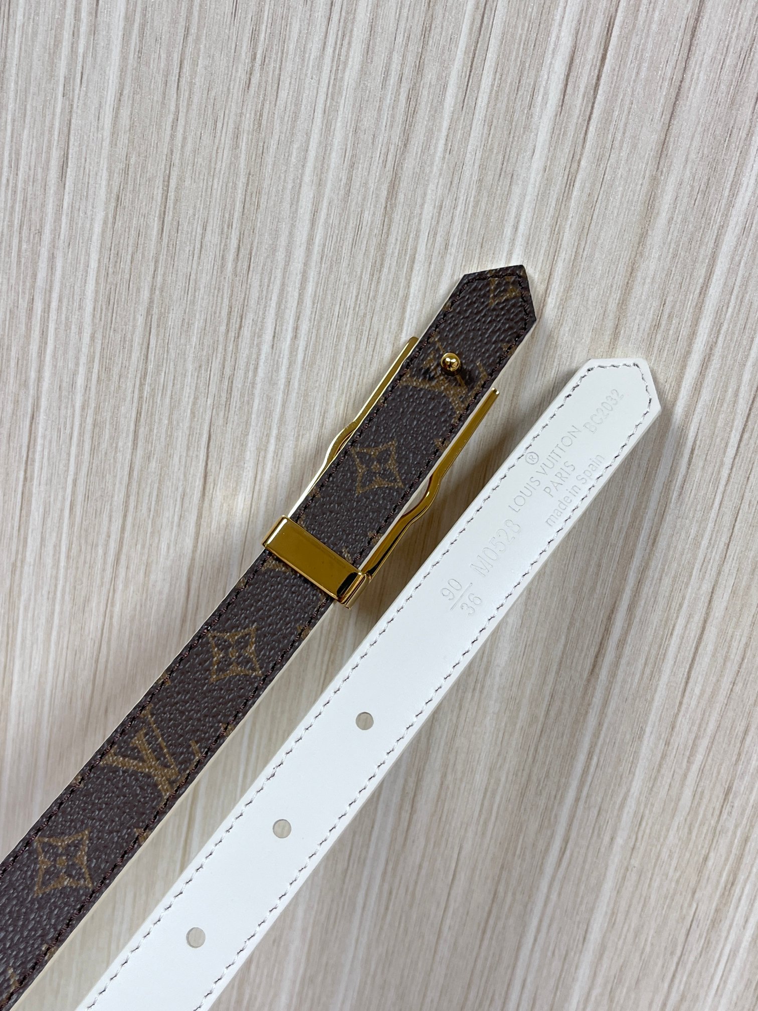 Louis Vuitton Female Basic Belt Cow Leather M
