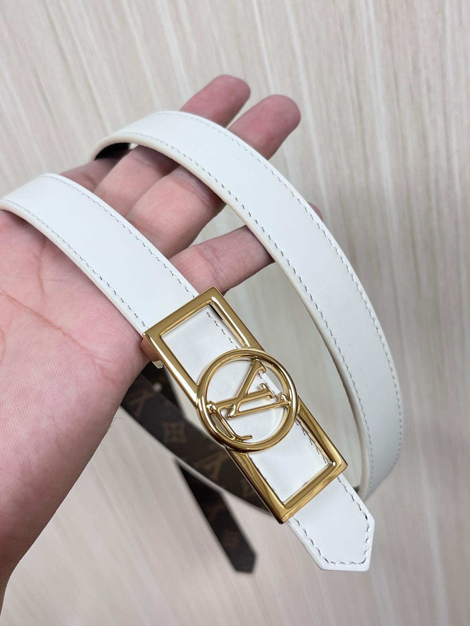 Louis Vuitton Female Basic Belt Cow Leather M