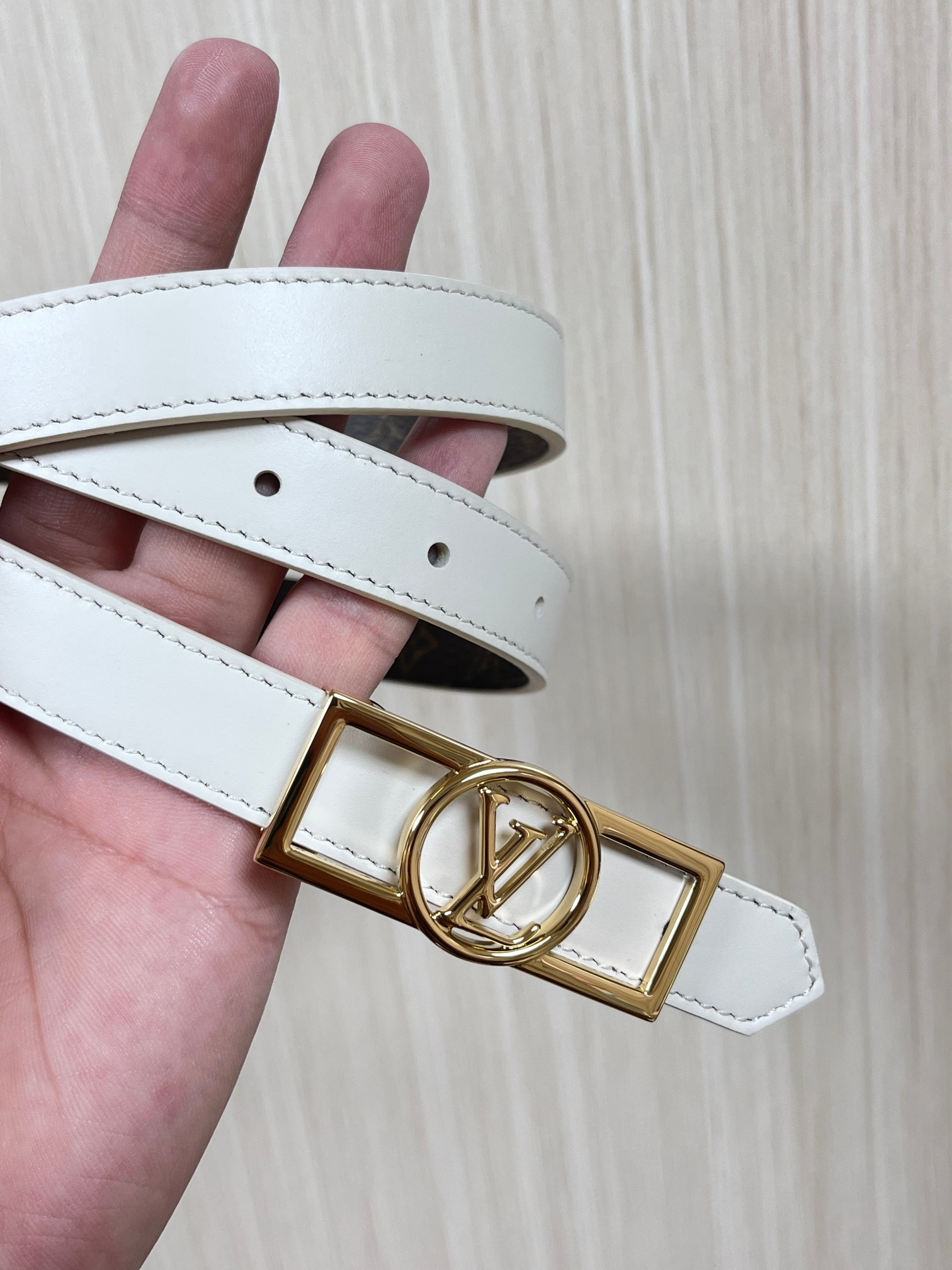Louis Vuitton Female Basic Belt Cow Leather M