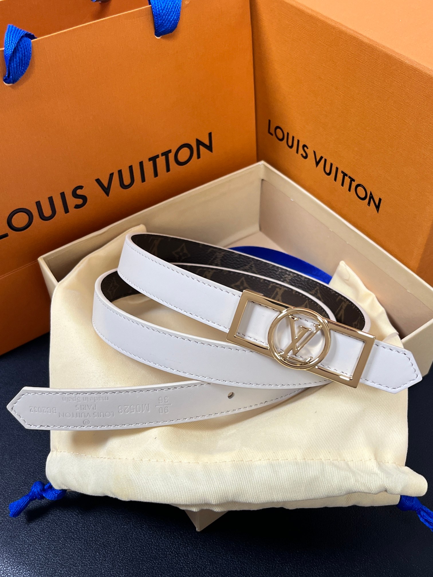 Louis Vuitton Female Basic Belt Cow Leather M
