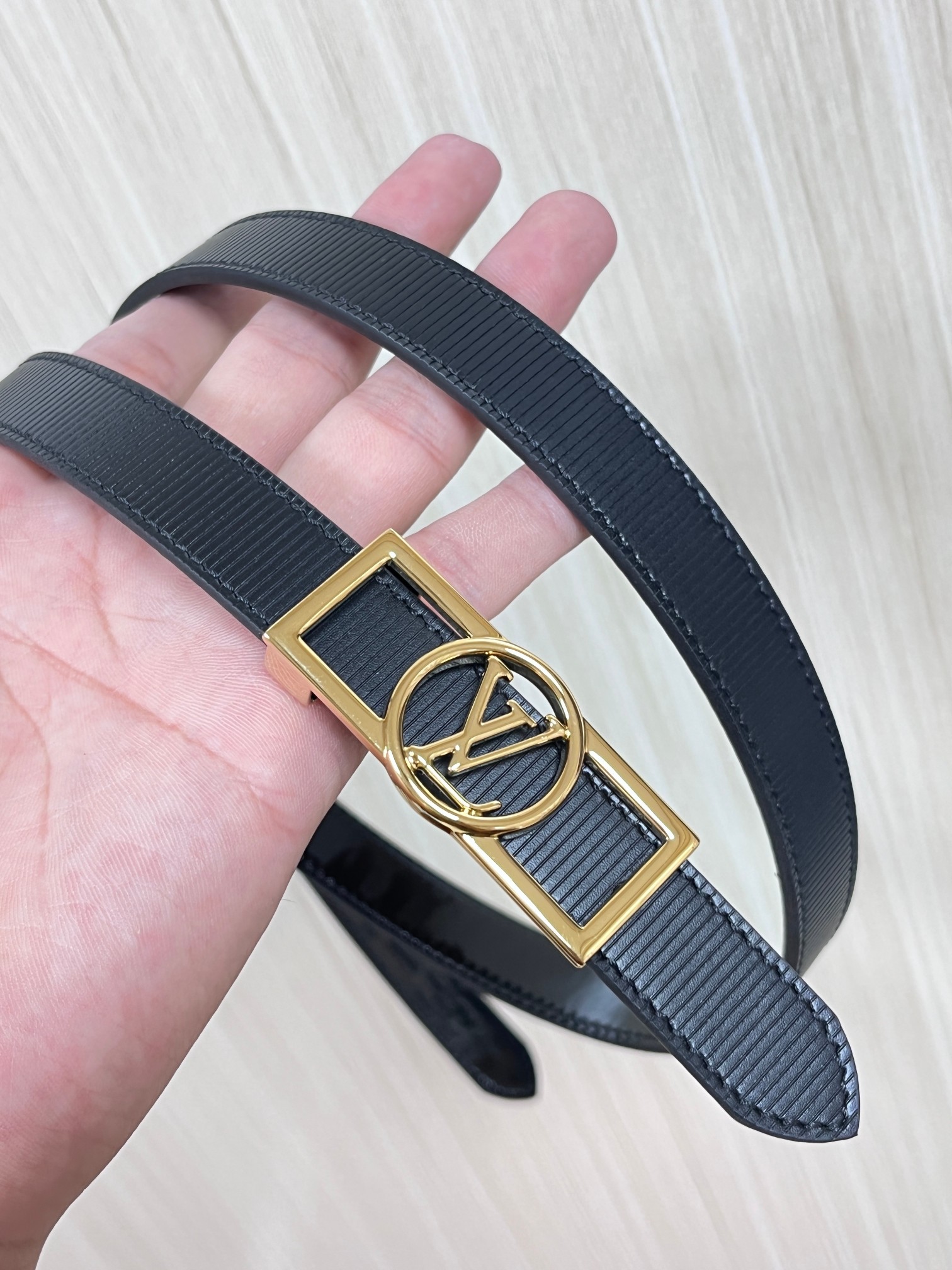 Louis Vuitton Female Basic Belt Cow Leather M
