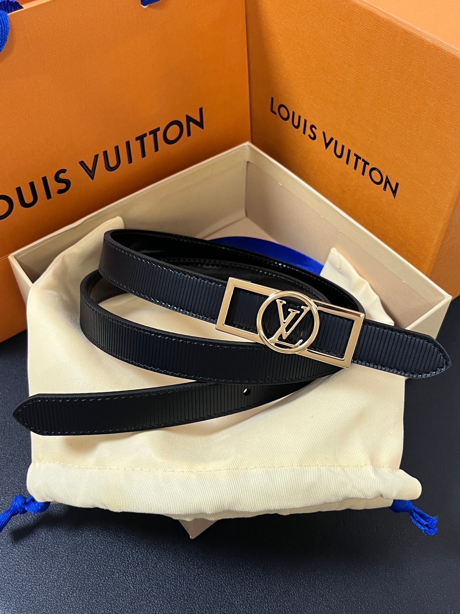Louis Vuitton Female Basic Belt Cow Leather M