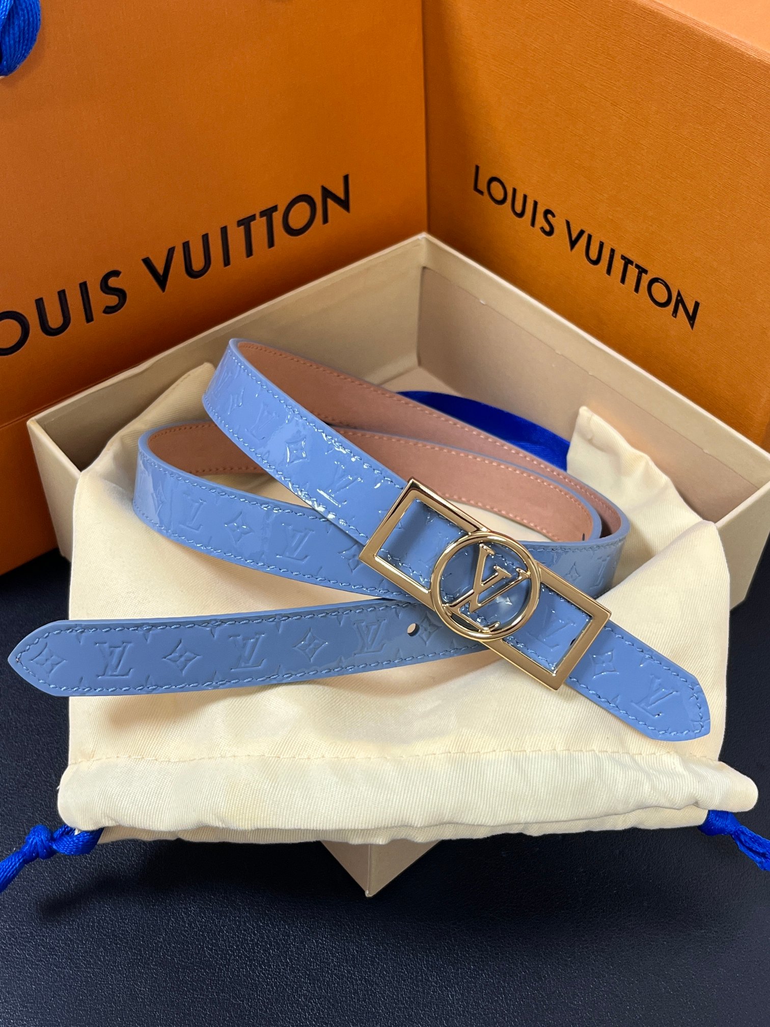 Louis Vuitton Female Basic Belt Cow Leather M