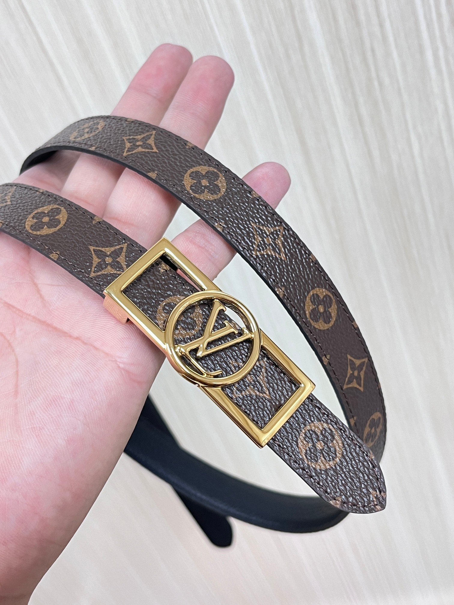 Louis Vuitton Female Basic Belt Cow Leather M
