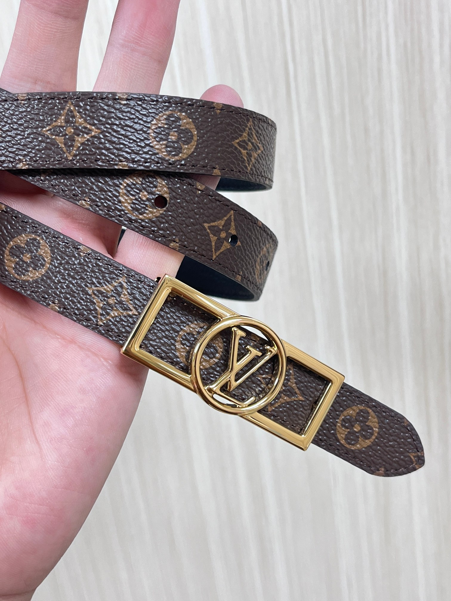 Louis Vuitton Female Basic Belt Cow Leather M