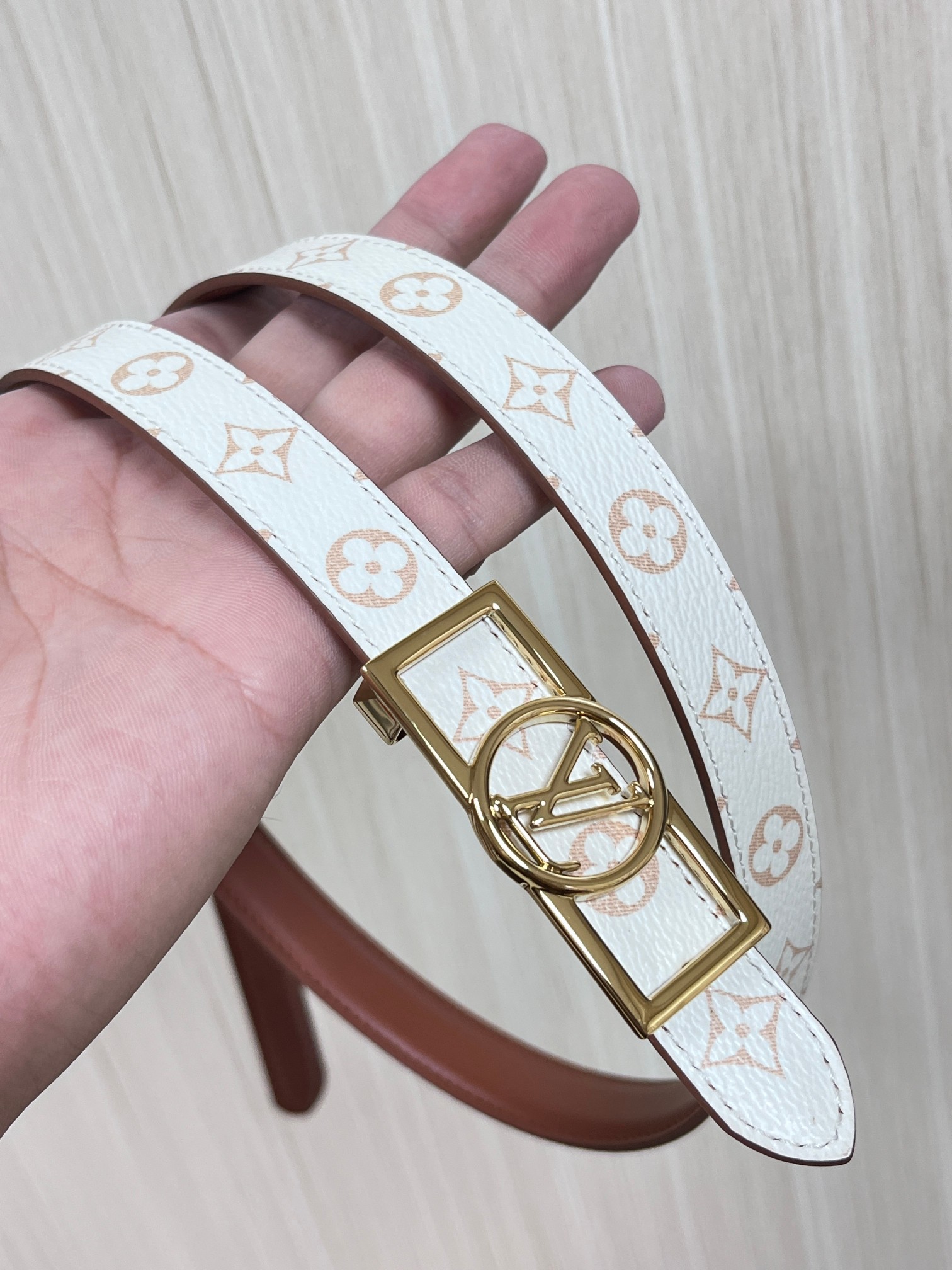 Louis Vuitton Female Basic Belt Cow Leather M