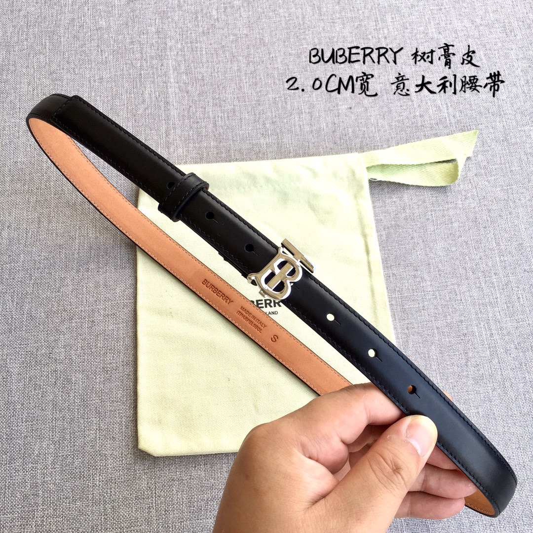 Female Basic Belt Top Grain Leather 20mm
