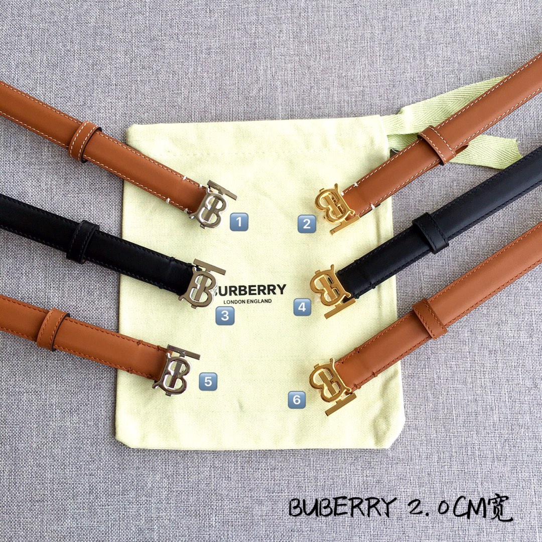 Female Basic Belt Top Grain Leather 20mm