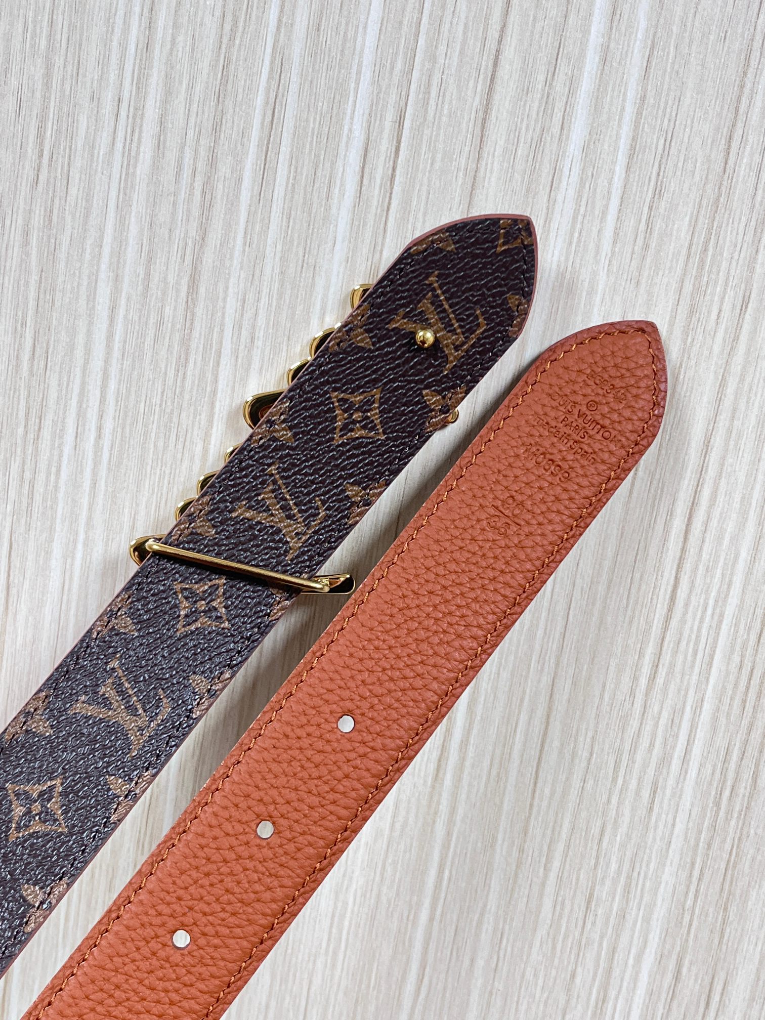 Louis Vuitton Female Basic Belt Cow Leather M