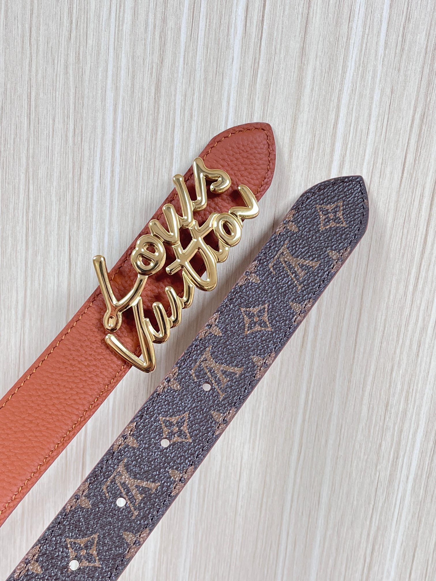 Louis Vuitton Female Basic Belt Cow Leather M