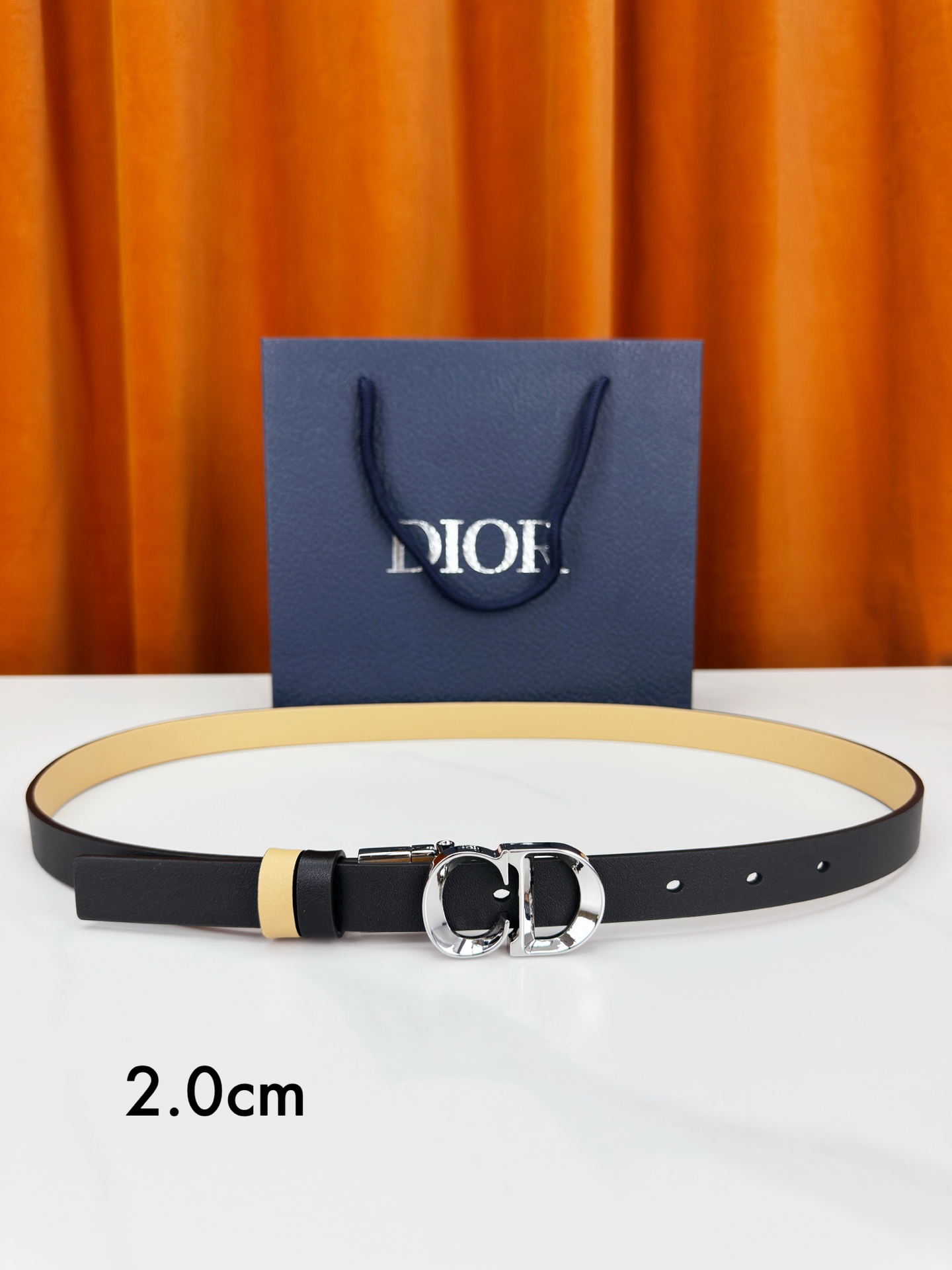 Dior Female Leather Belt M-l