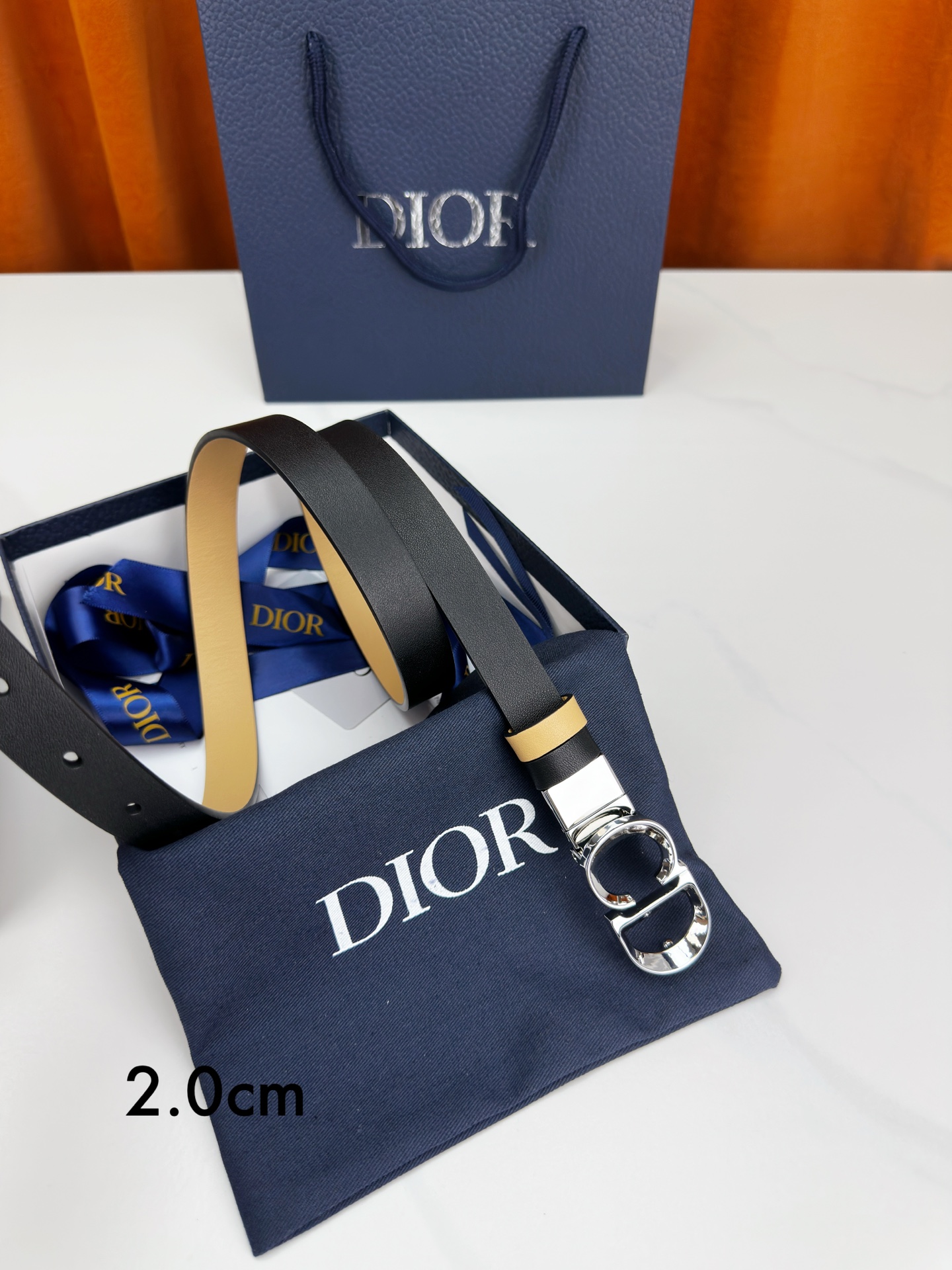 Dior Female Leather Belt M-l