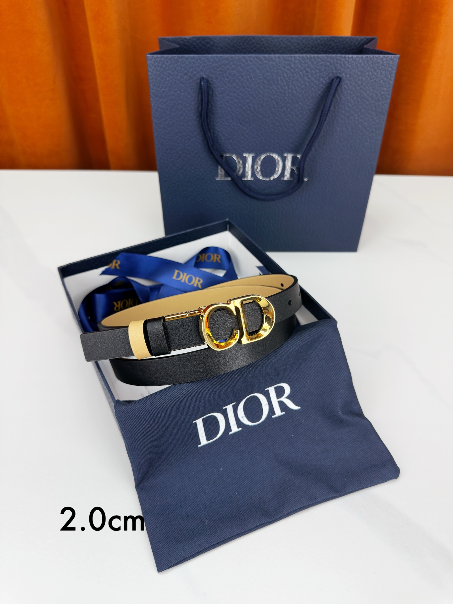 Dior Female Leather Belt M-l