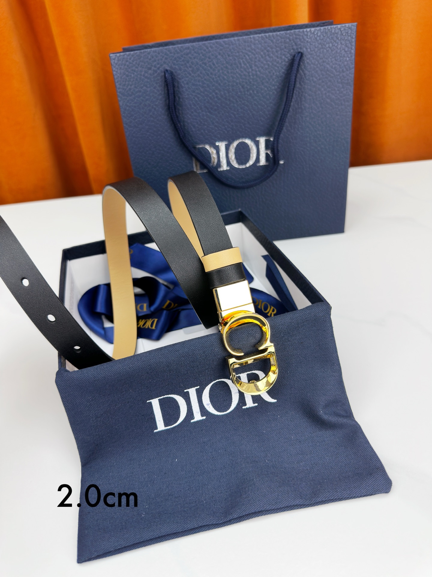 Dior Female Leather Belt M-l