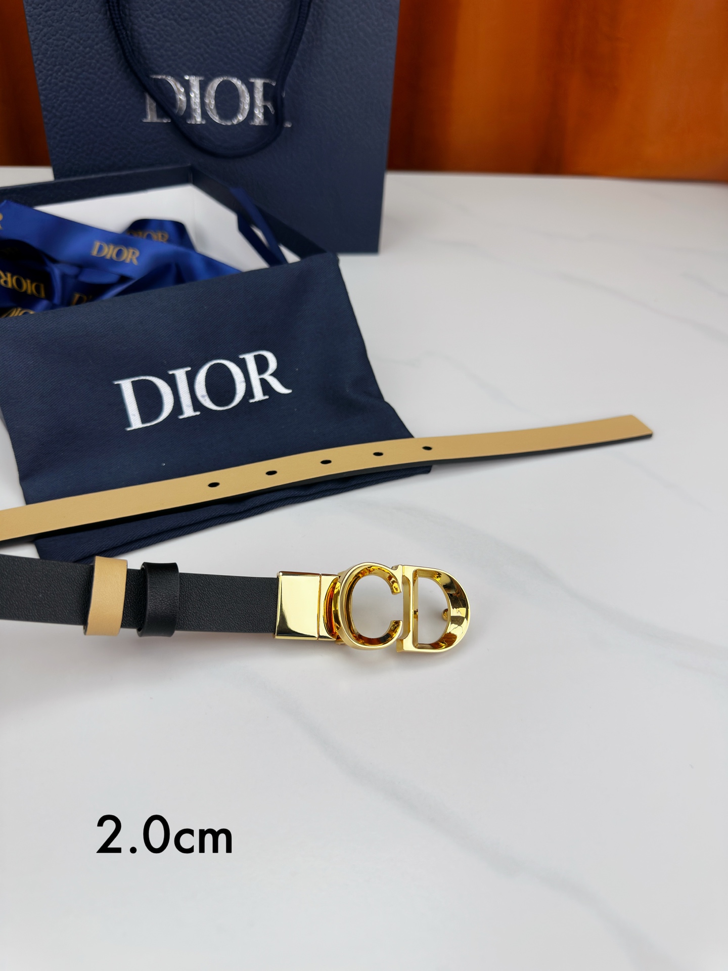 Dior Female Leather Belt M-l