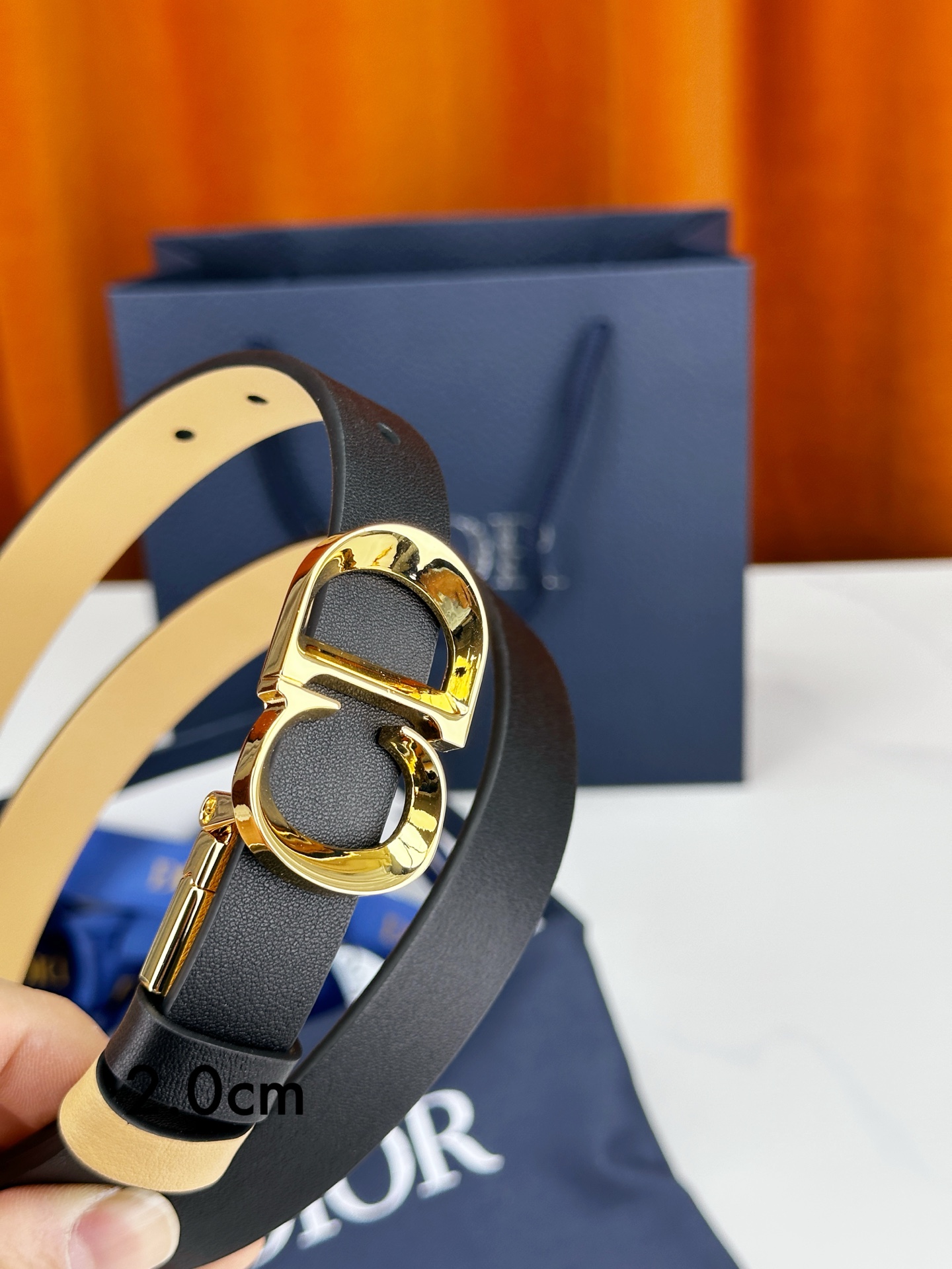 Dior Female Leather Belt M-l