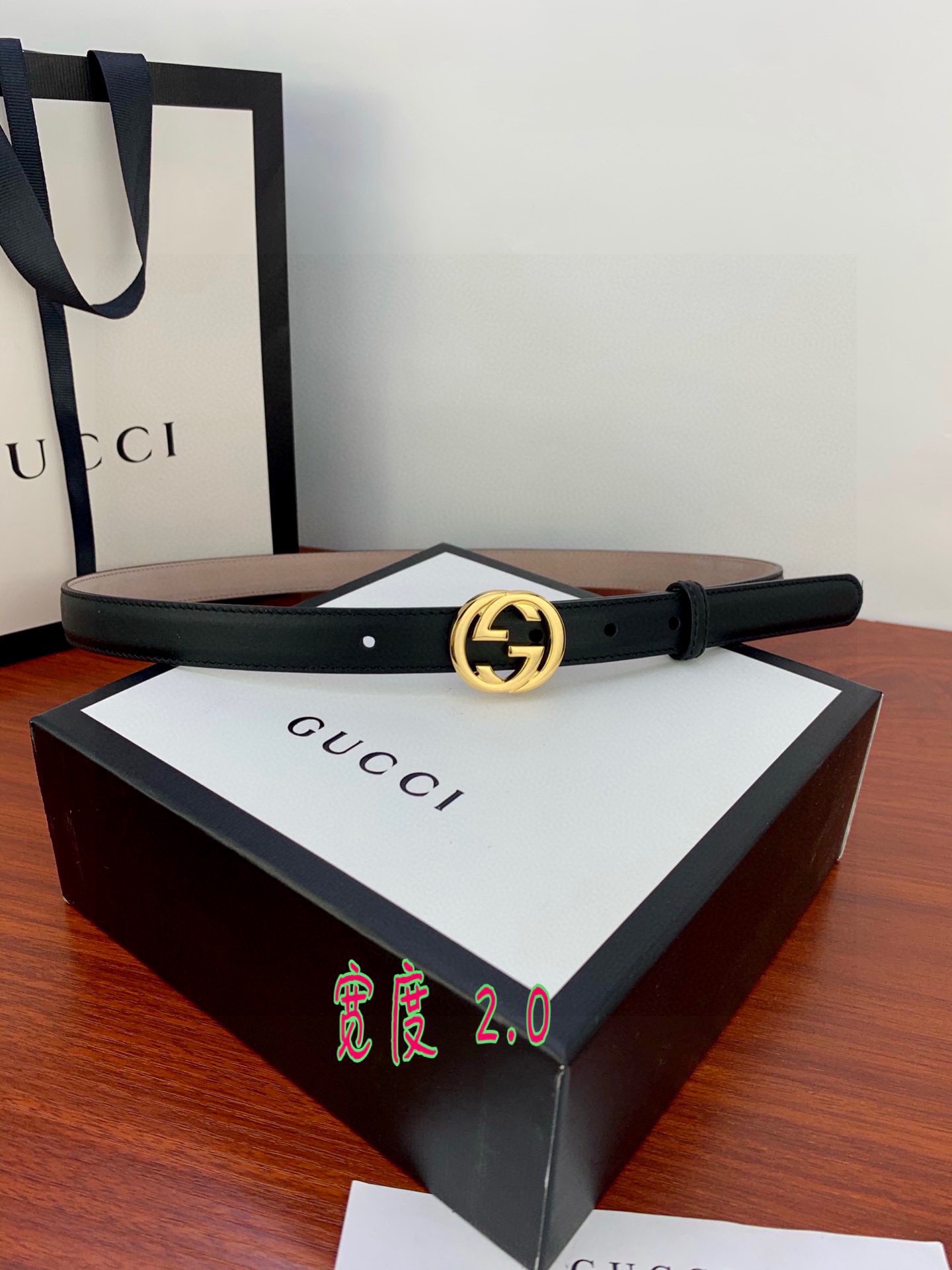 Female Basic Belt Cow Leather Gunmetal 13514-m