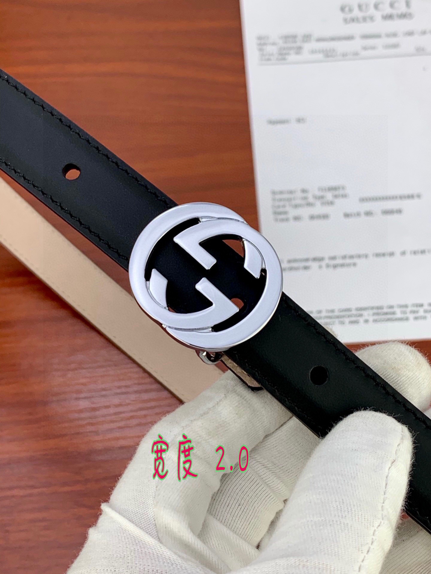 Female Basic Belt Cow Leather Gunmetal 13514-m