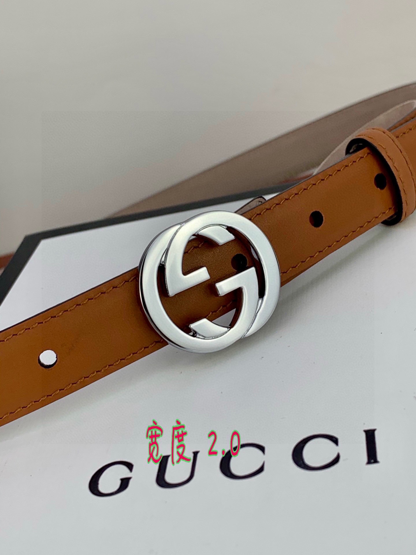 Female Basic Belt Cow Leather Gunmetal 13514-m