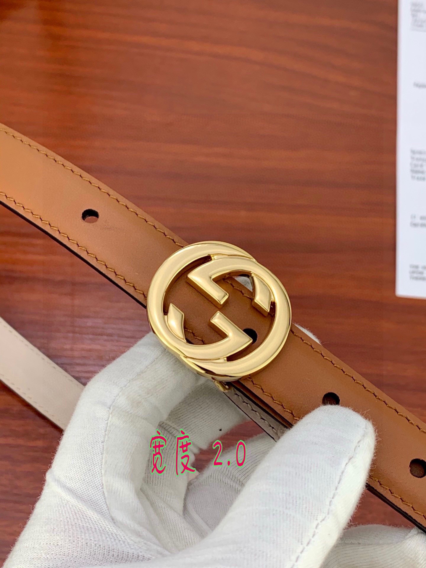 Female Basic Belt Cow Leather Gunmetal 13514-m