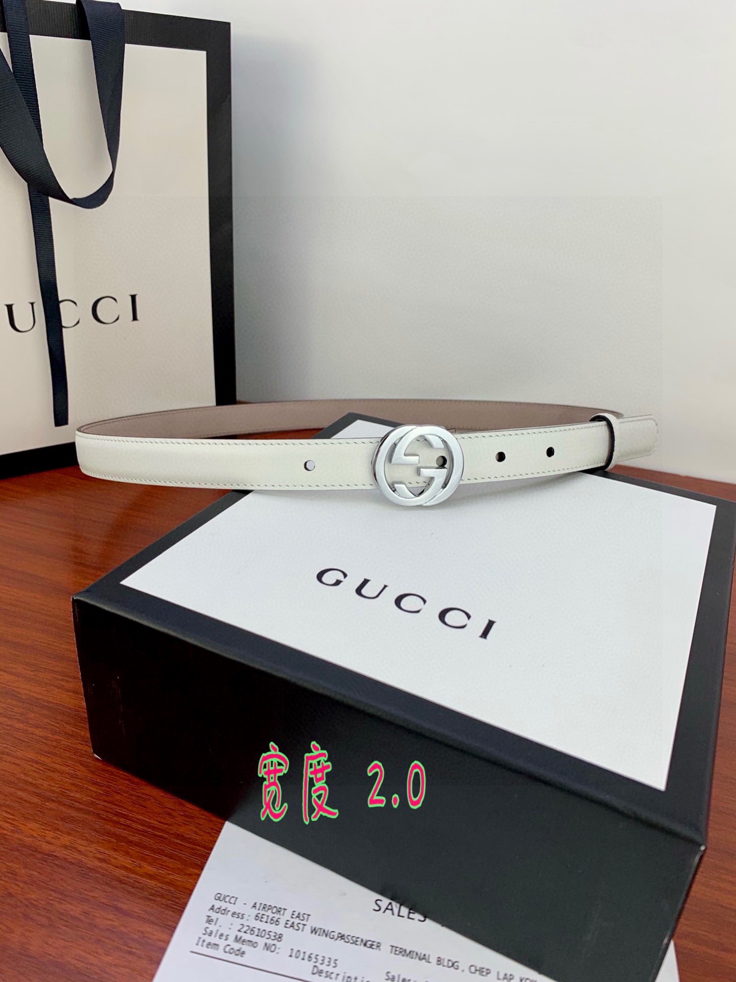 Female Basic Belt Cow Leather Gunmetal 13514-m