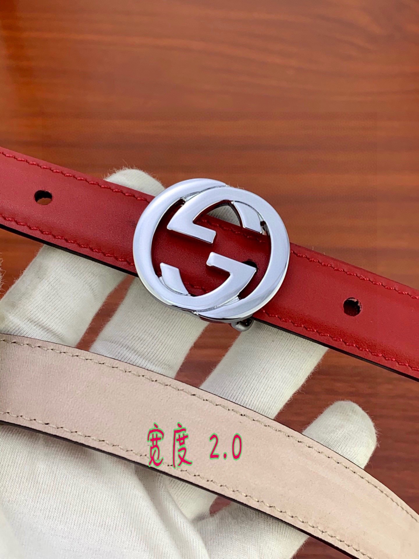 Female Basic Belt Cow Leather Gunmetal 13514-m