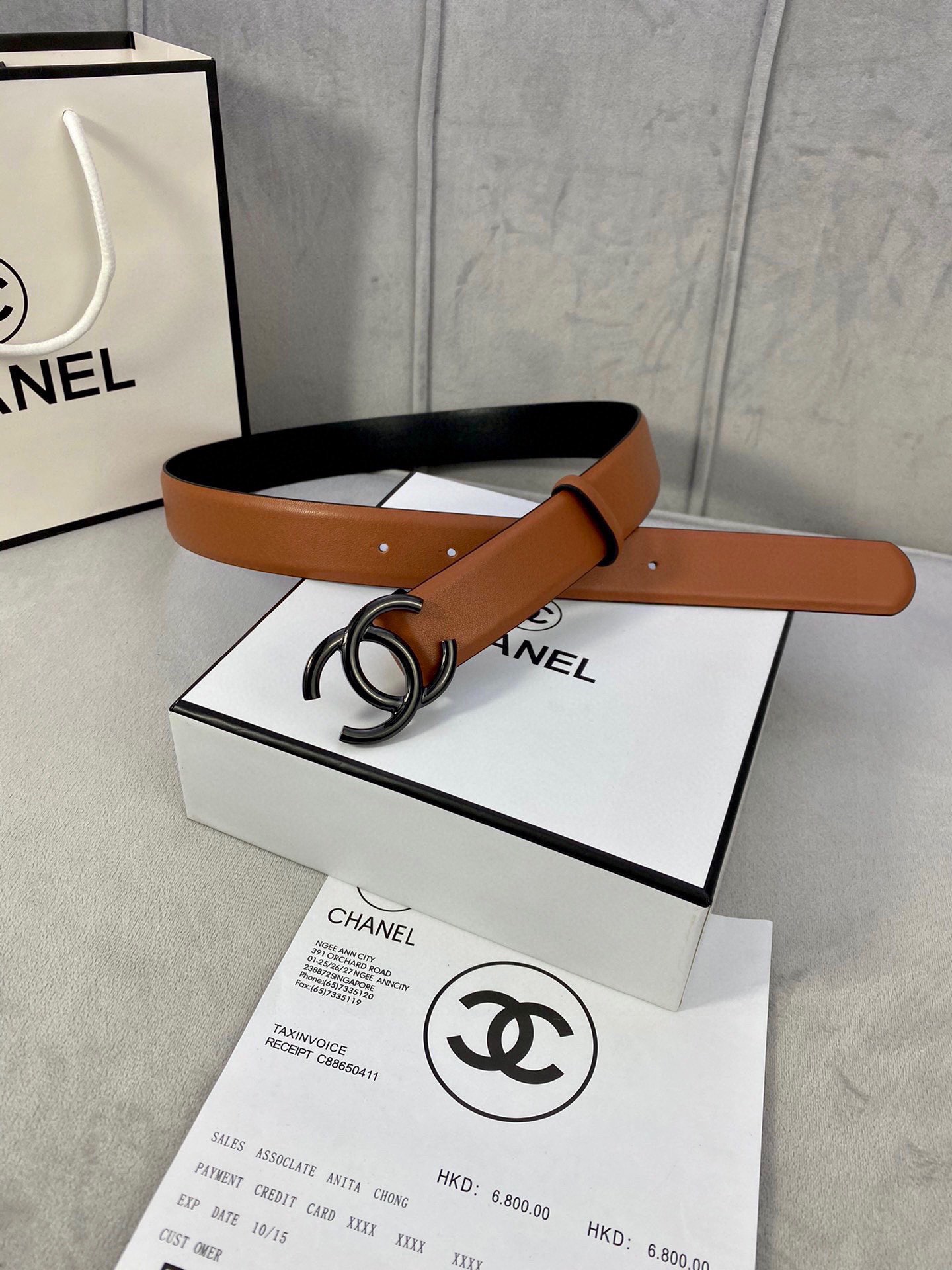 Chanel Female Basic Belt M-l