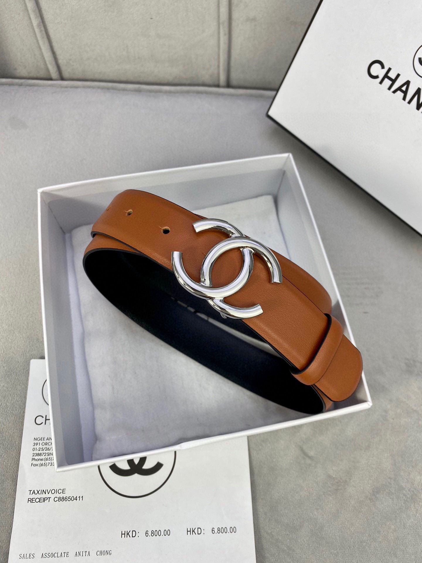 Chanel Female Basic Belt M-l