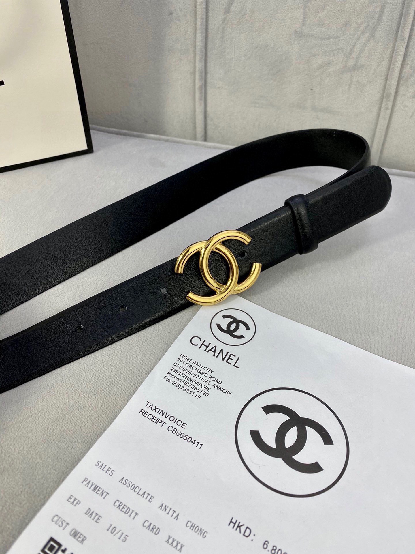 Chanel Female Basic Belt M-l