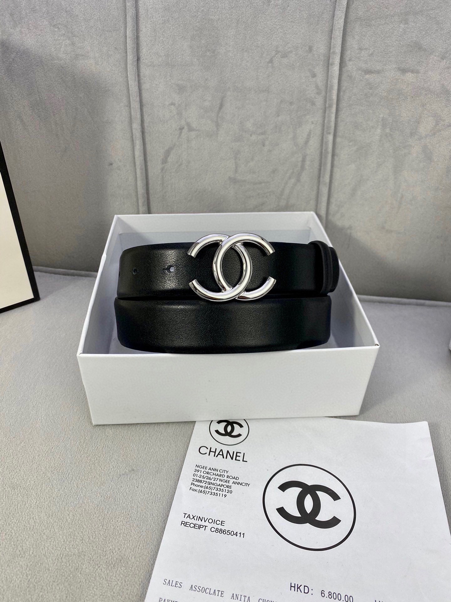 Chanel Female Basic Belt M-l