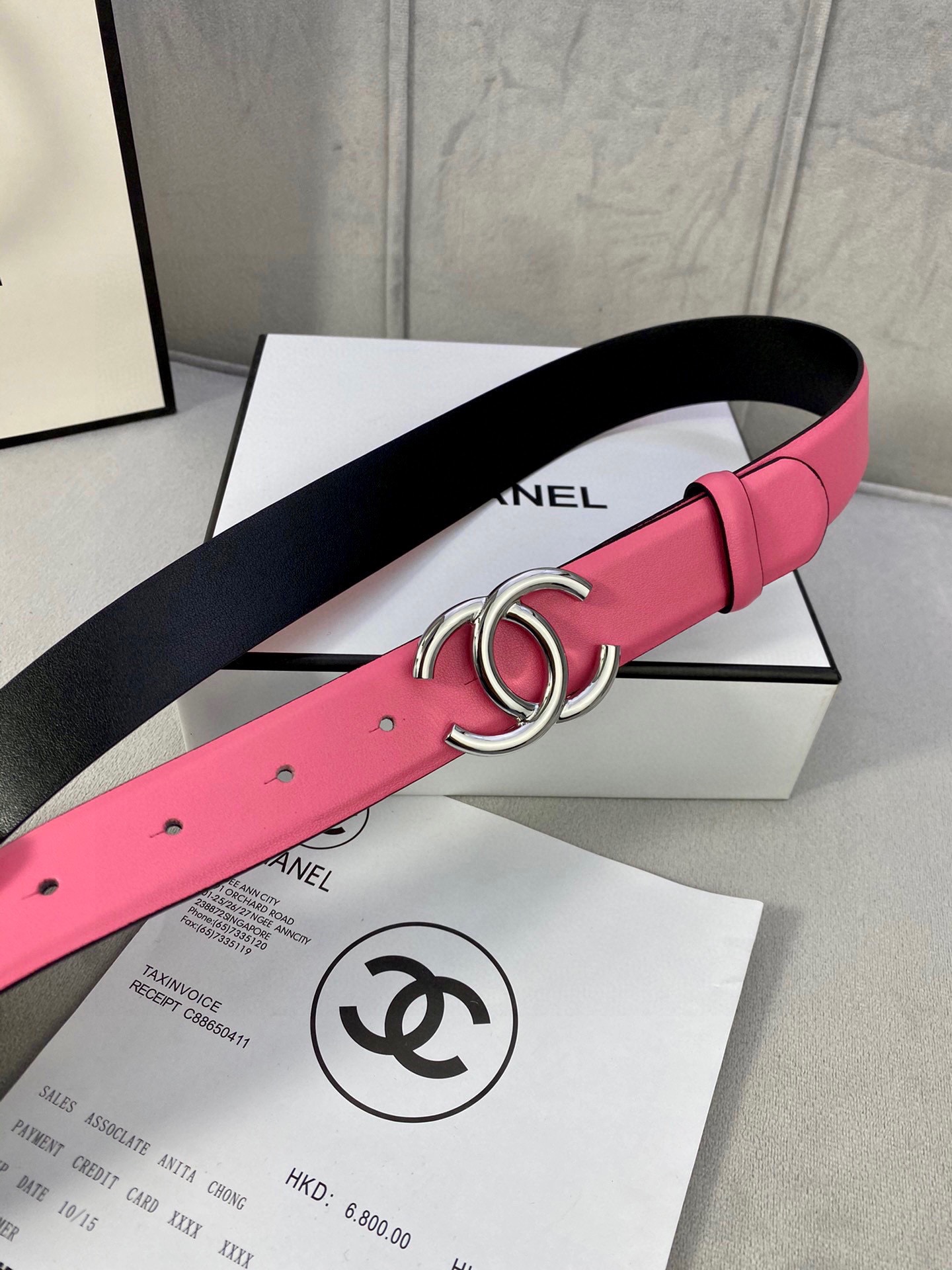 Chanel Female Basic Belt M-l