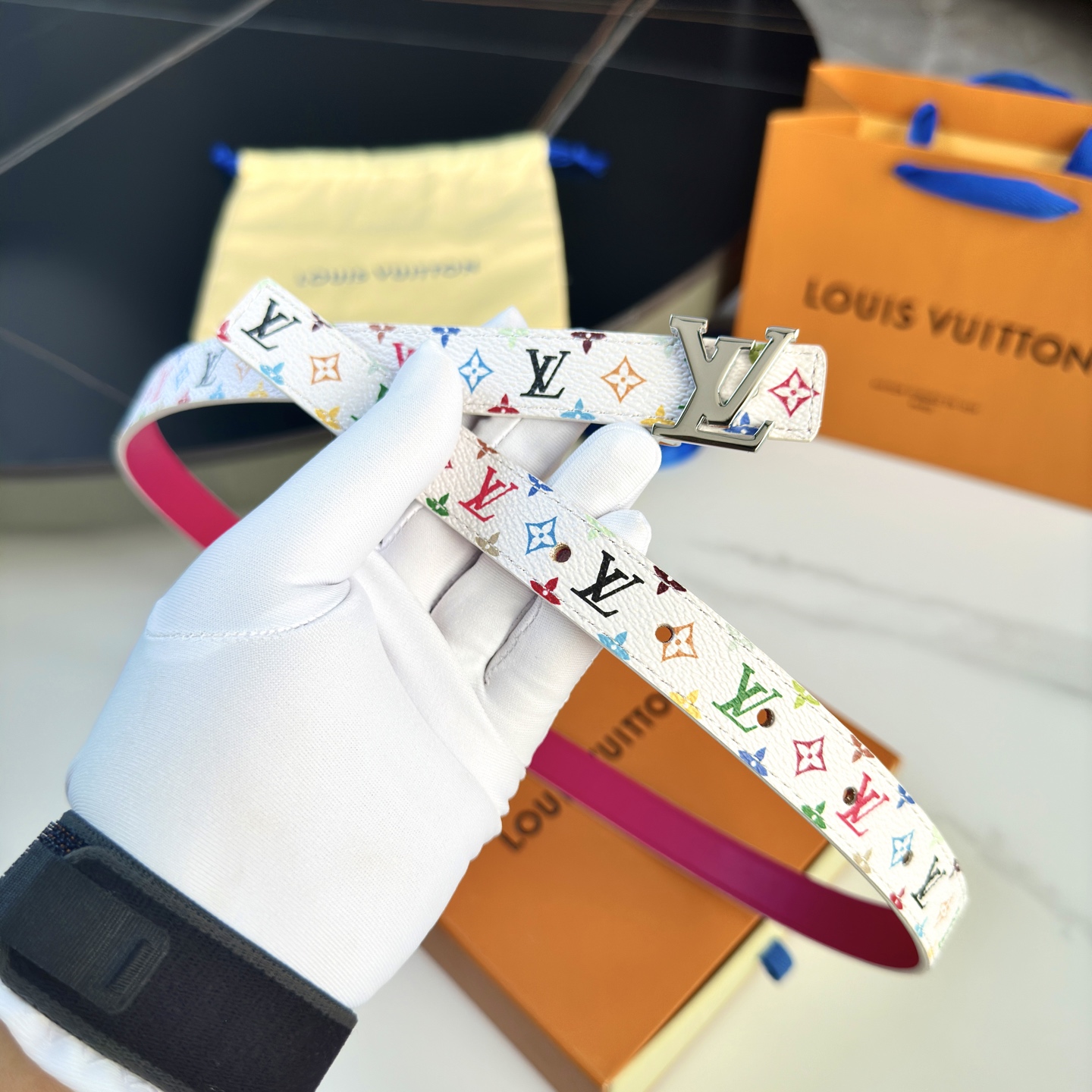 Louis Vuitton Female Basic Belt Cow Leather 13514-m