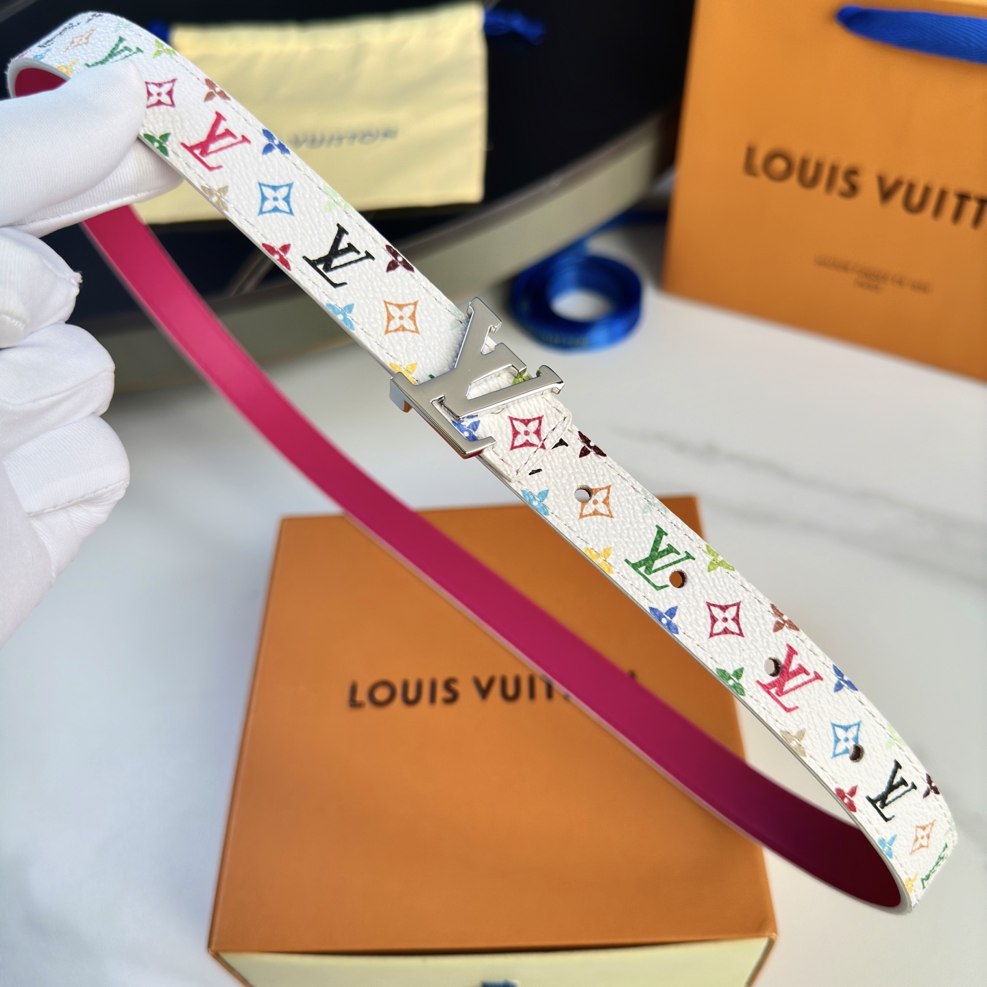 Louis Vuitton Female Basic Belt Cow Leather 13514-m