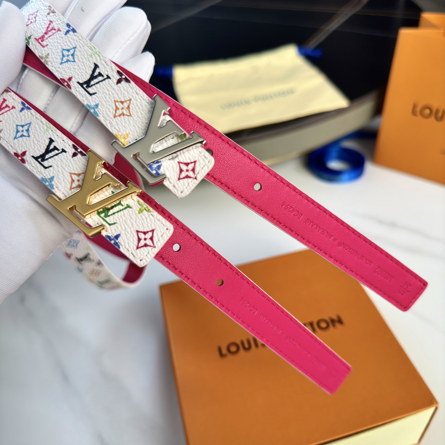 Louis Vuitton Female Basic Belt Cow Leather 13514-m