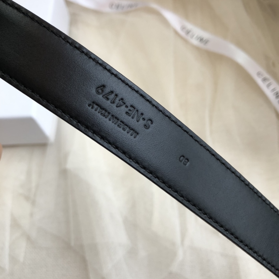 Celine Female Leather Belt Cow Leather M-l