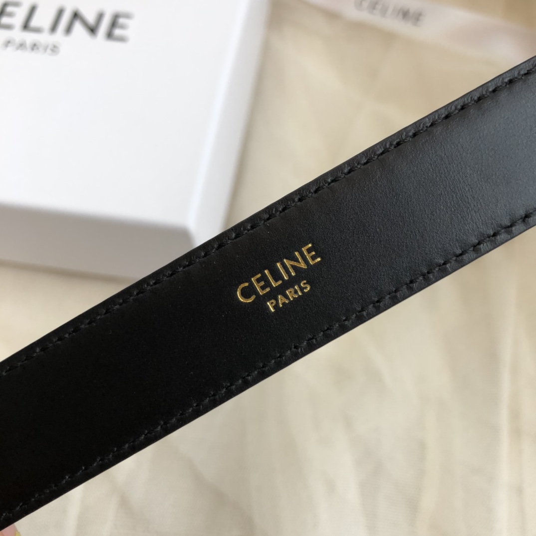 Celine Female Leather Belt Cow Leather M-l