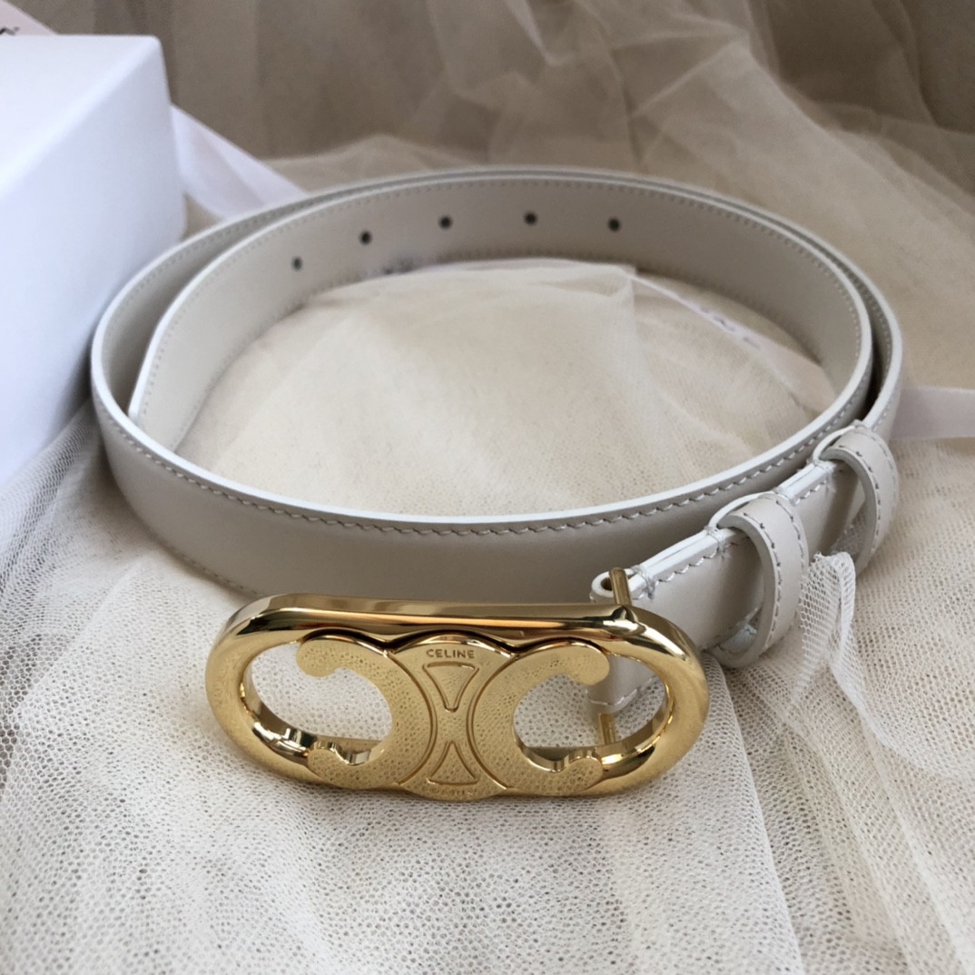 Celine Female Leather Belt Cow Leather M-l