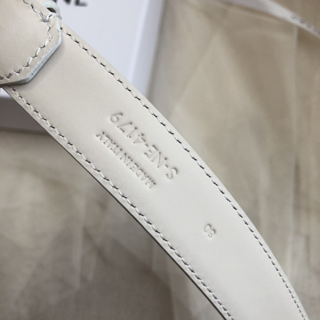 Celine Female Leather Belt Cow Leather M-l