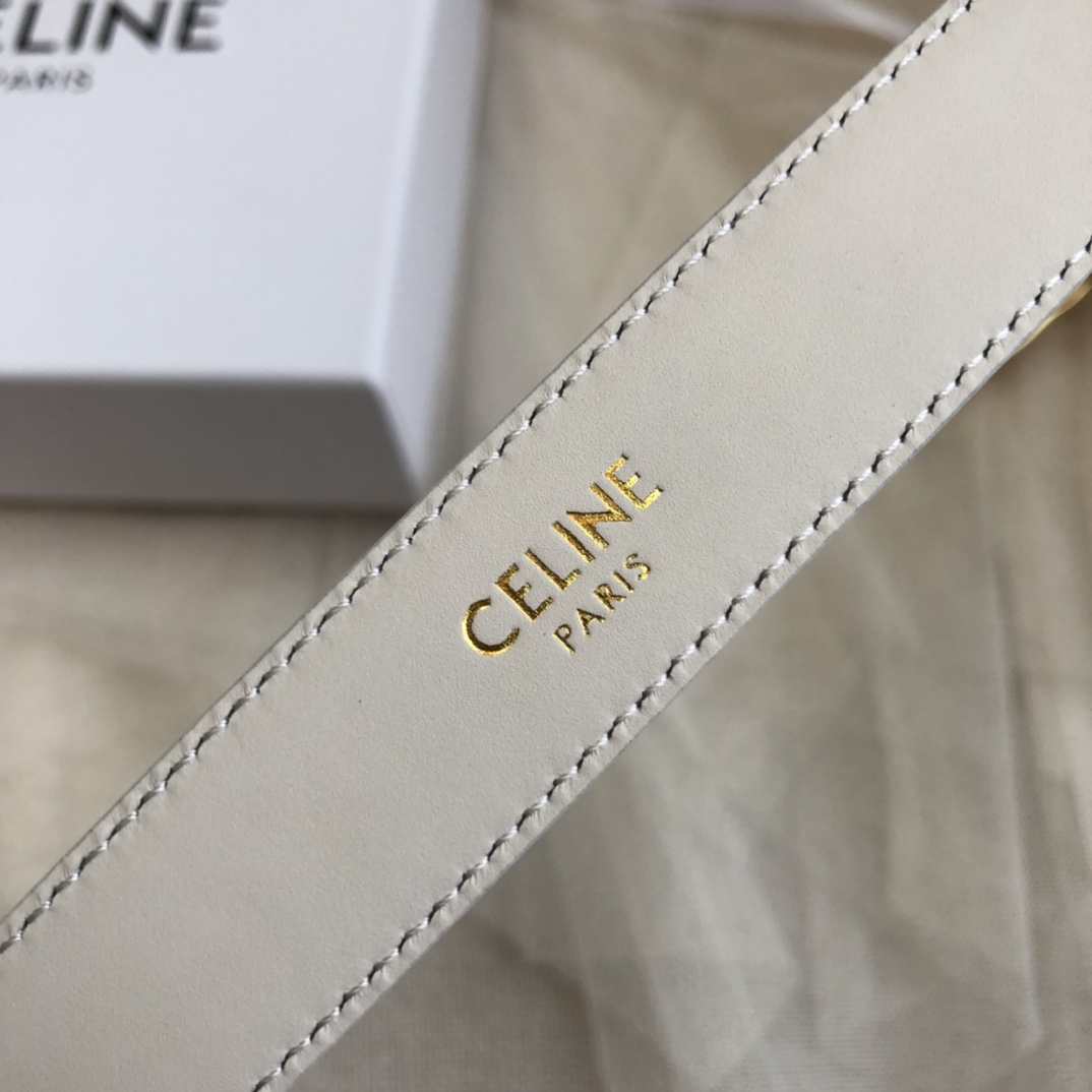 Celine Female Leather Belt Cow Leather M-l