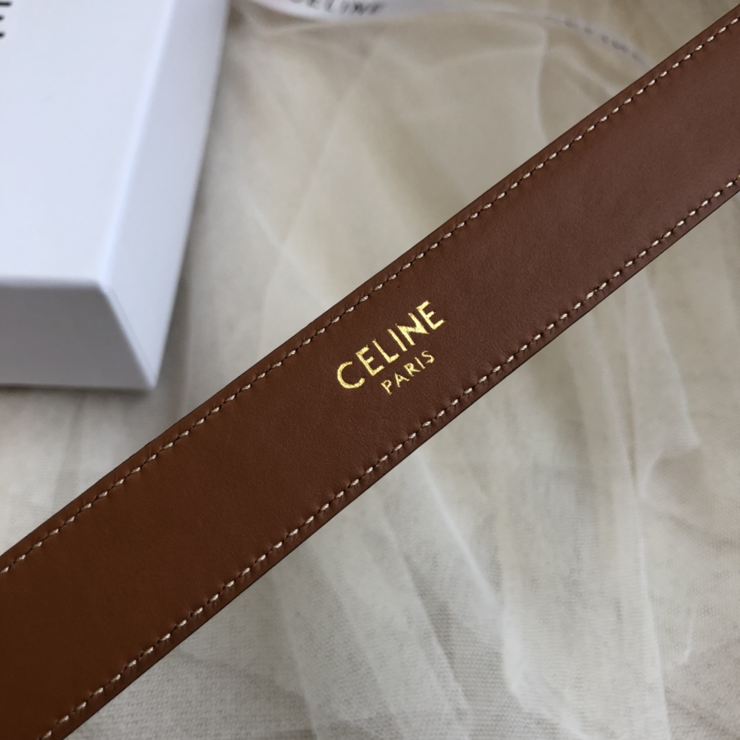 Celine Female Leather Belt Cow Leather M-l