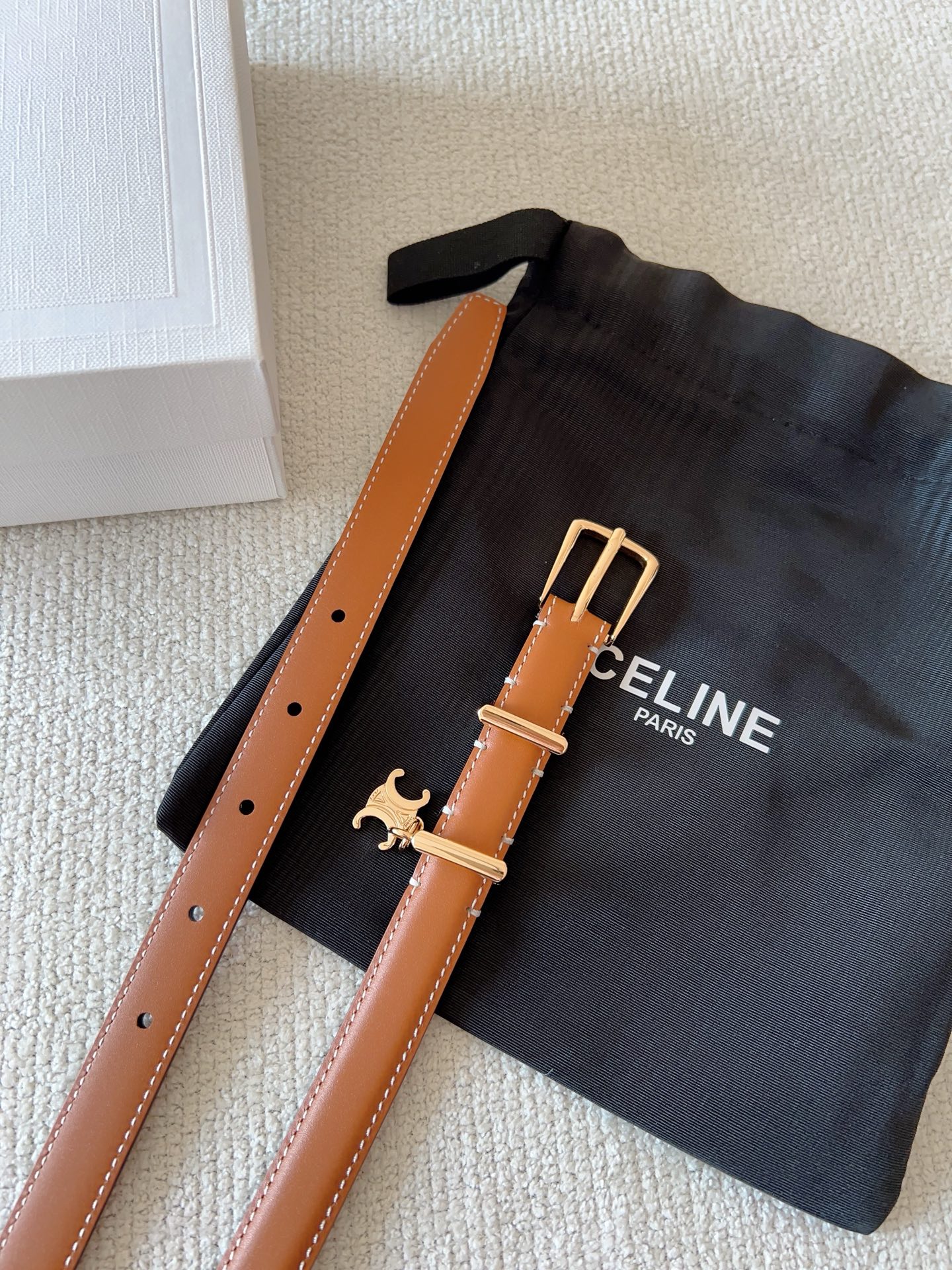Celine Female Leather Belt 18mm-13514-m-l