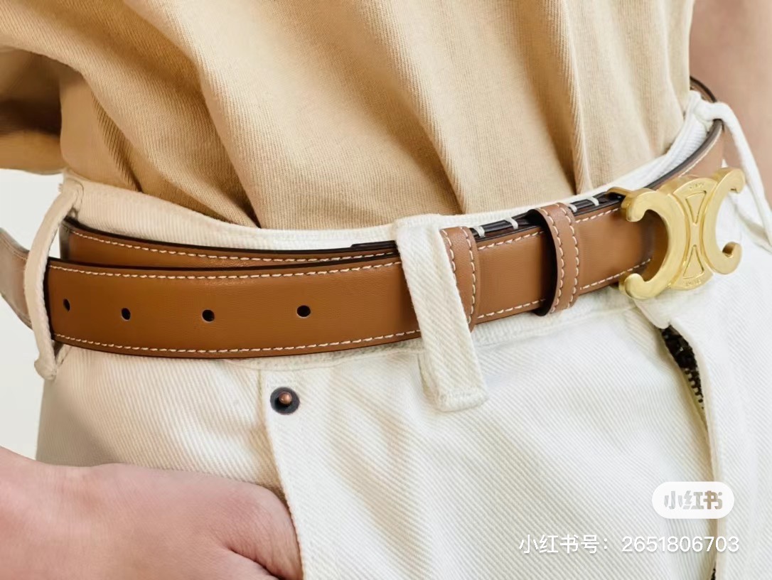 Celine Female Basic Belt Brown M
