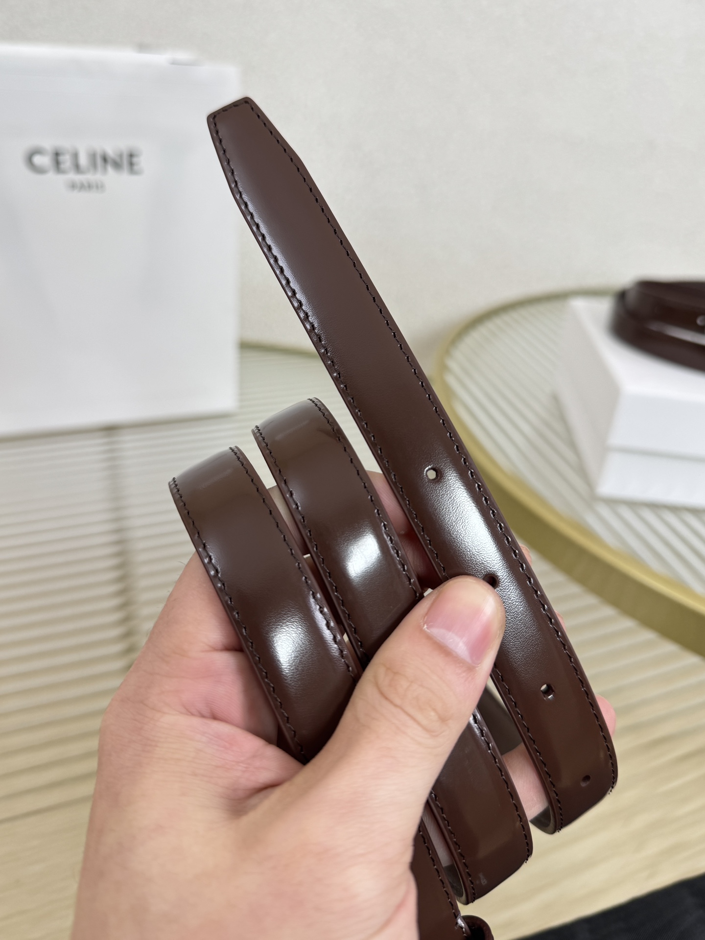 Celine Female Basic Belt Cow Leather M-l
