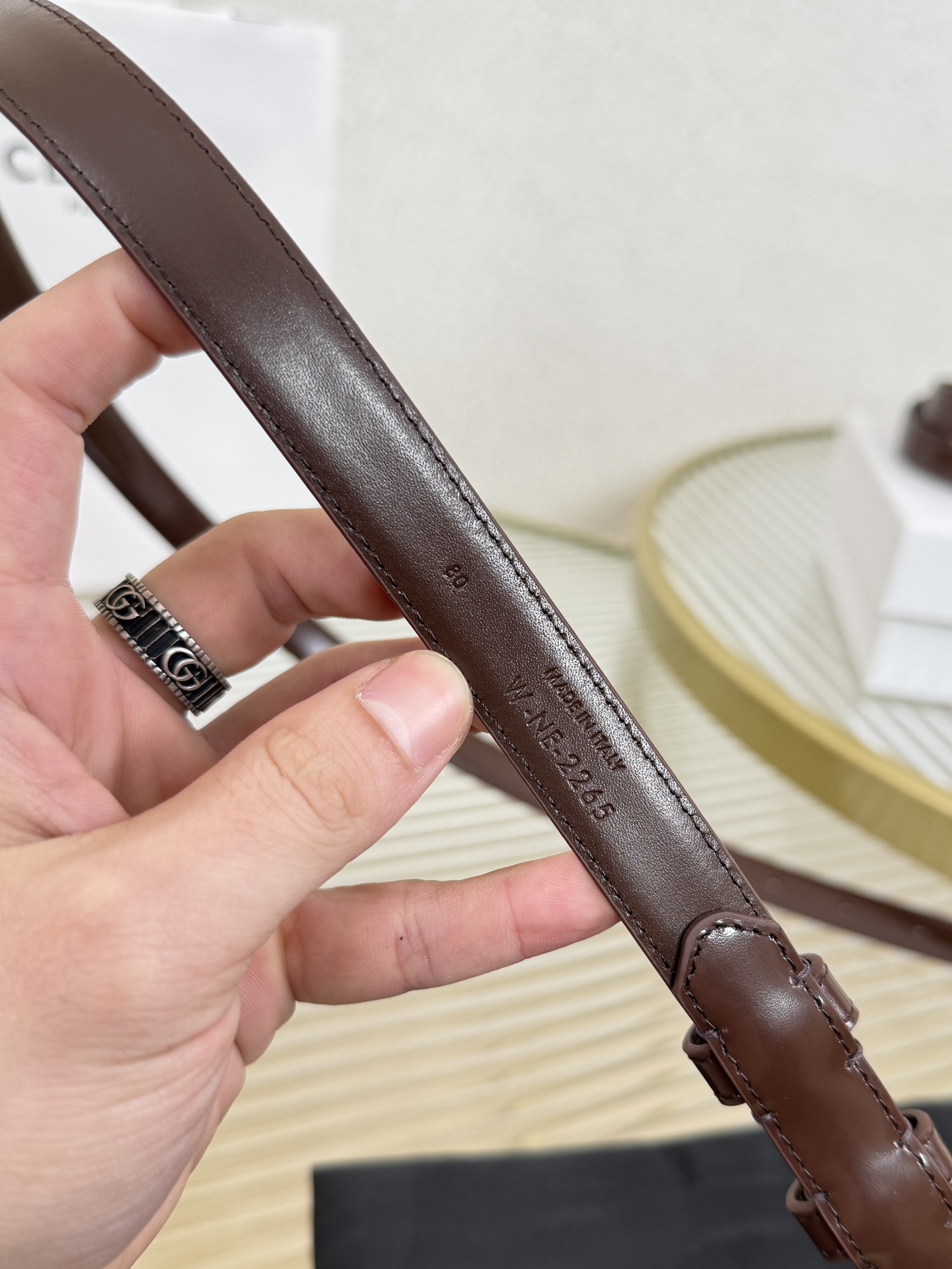 Celine Female Basic Belt Cow Leather M-l