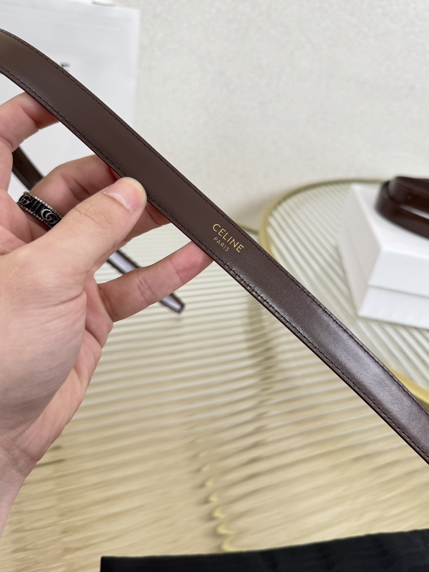 Celine Female Basic Belt Cow Leather M-l